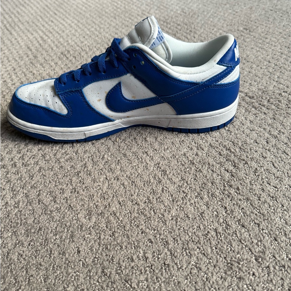 Nike Kentucky Blue and White Dunk Low Sneakers